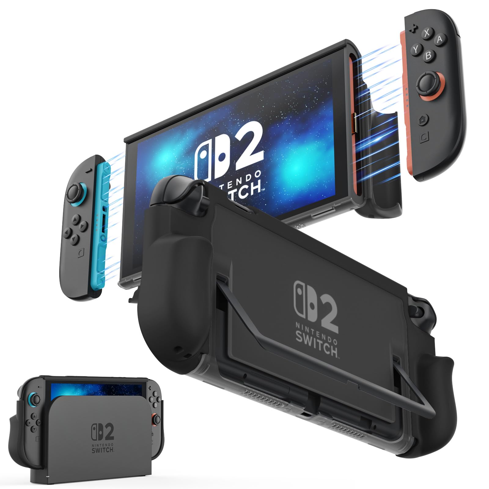 Amazon.com: MoKo Dockable Case for Nintendo Switch 2, TPU